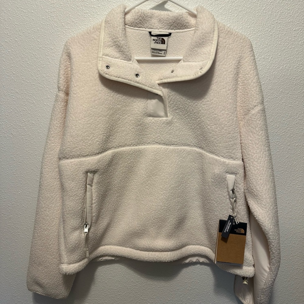 The North Face womens fuzzy jacket